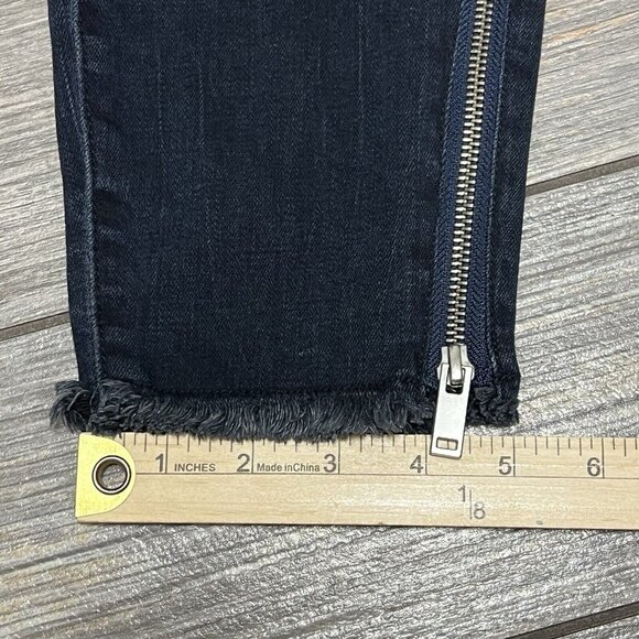 Rebel Wilson X Angels 18W The Icon High Rise Super Skinny Jean Zipper Ankle Dark - Picture 12 of 16